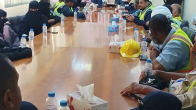 صورة اختتام الدورة التدريبية في التعامل مع السلامة المهنية للعاملين بشركة النفط في العاصمة عدن