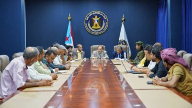 صورة فريق الحوار الوطني الجنوبي يلتقي قيادة مجلس المقاومة الجنوبية في العاصمة عدن