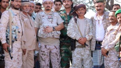 صورة العميد النوبي يتفقد جبهة كرش حمالة ويُؤكد جاهزية اللواء الخامس دعم وإسناد لمواجهة مليشيا الحوثي