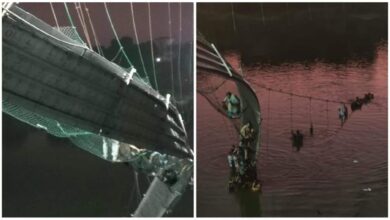 صورة 60 قتيلا بانهيار جسر في الهند