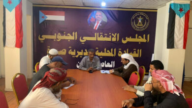 صورة رئيس تنفيذية انتقالي صيرة يلتقي بعدد من أئمة المساجد بالمديرية