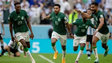 صورة السعودية تفجر مفاجأة القرن وتهزم الأرجنتين 2-1 في كأس العالم 2022