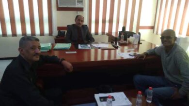 صورة رئيس نيابة شمال عدن يلتقي القائم بمدير مكافحة المخدرات في العاصمة عدن