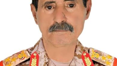 صورة اغتيال مستشار وزير الدفاع  في مأرب اليمنية