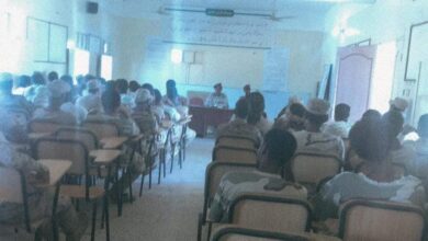 صورة لواء الريان ينظم محاضرة توعوية حول أهمية القانون العسكري لمنتسبي اللواء