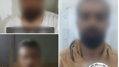 صورة حزام عدن يضبط 3 متهمين بترويج المخدرات
