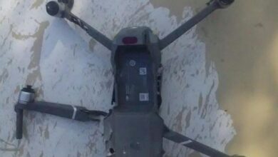 صورة دفاعات العمالقة الجنوبية تسقط طائرة مسيرة حوثية في حيس