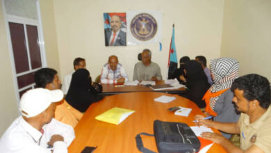 صورة تنفيذية انتقالي الشيخ عثمان تعقد اجتماعها الدوري لشهر نوفمبر