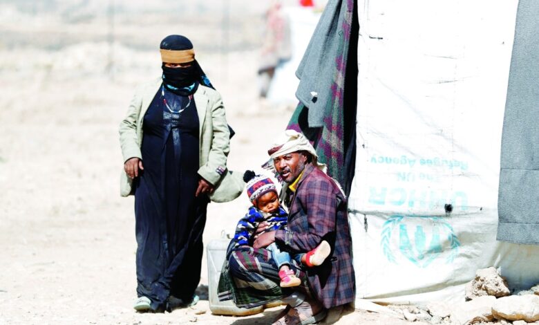 displaced yemenis amid escalating conflict
