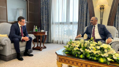 صورة الرئيس الزُبيدي يشدد على أهمية الدور الروسي لإحلال السلام في المنطقة