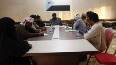 صورة تنفيذية انتقالي الغيضة تعقد اجتماعها الدوري لشهر يناير