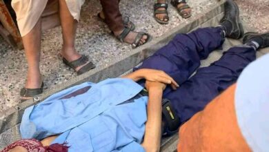 صورة وفاة شرطي مرور أثناء تأدية عمله في إب اليمنية