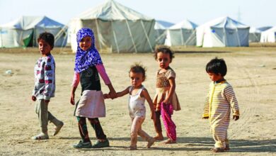 صورة اليونيسيف: 3.2 ملايين طفل نازح في اليمن