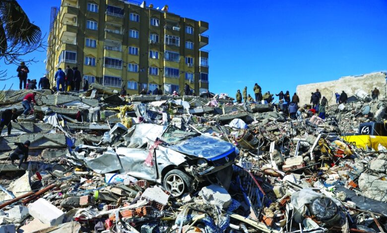 aftermath of the deadly earthquake in kahramanmaras