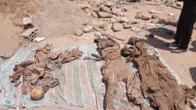 صورة أمن عدن يعثر على جثامين جنود في منزل قيادي إرهابي بدار سعد