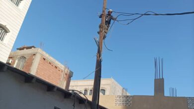 صورة تخفيف الأحمال على بعض المحطات بكهرباء عدن