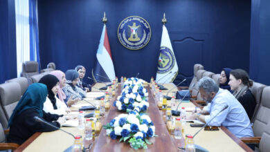 صورة قيادات نسوية بالمجلس الانتقالي الجنوبي يلتقين مدير مكتب اليمن والأردن لمؤسسة فريدريش إيبرت الألمانية