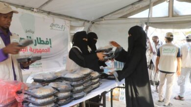 صورة مؤسسة زايد توزيع وجبة إفطار صائم للمرة الثانية في أبين