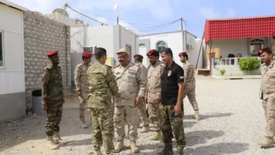 صورة اللواء التميمي يقوم بزيارة تفقدية للواء النخبة التابع للمنطقة العسكرية الثانية
