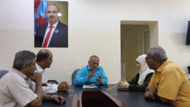صورة نقيب  الصحفيين والاعلاميين الجنوبيين  يلتقي رئيس فرع النقابة بمحافظة لحج