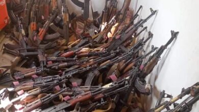 صورة ألوية العمالقة الجنوبية تمنع حمل السلاح في مديرية طور الباحة