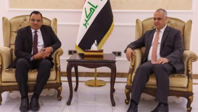صورة وزير الزراعة والثروة السمكية يبحث مع نظيره العراقي سبل تعزيز التعاون بين البلدين الشقيقين