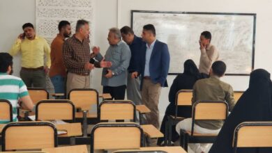 صورة الوكيل العاقل يدشن اختبارات  المعاهد التقنية والمهنية في عدن