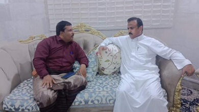 صورة نائب رئيس تنفيذية انتقالي شبوة يلتقي بمحافظ المحافظة