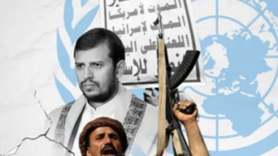 صورة المليشيات الحوثية تبعث برسائل واضحة للمجتمع الدولي : لن نكون طرفا في عملية السلام