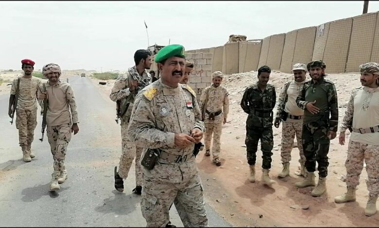قيادة اللواء السابع صاعقة تزور موقع ونقطة نعضة التابعة لقوات اللواء