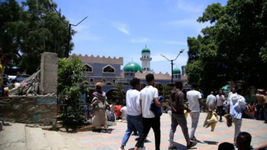 صورة مسلمو إثيوبيا يحتجون على هدم المساجد في ضواحي أديس أبابا