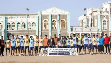 صورة الأمانة العامة تدشن دوري أبطال عدن لكرة القدم النسخة الثانية