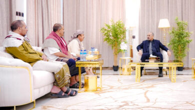 صورة الرئيس الزُبيدي يلتقي محافظ محافظة إب