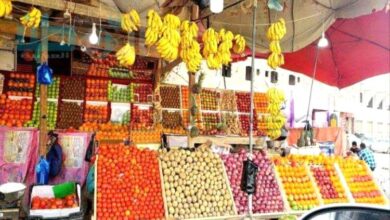 صورة نشرة أسعار الخضار والفواكه اليوم الأربعاء في العاصمة عدن