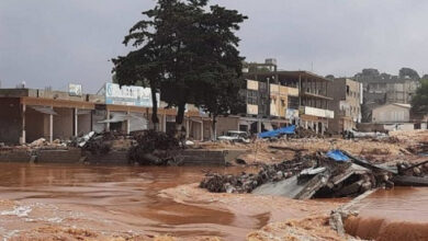 صورة ارتفاع حصيلة ضحايا الفيضانات في درنة لـ5300 قتيل