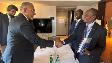صورة الرئيس الزُبيدي يستقبل وزير خارجية جنوب السودان