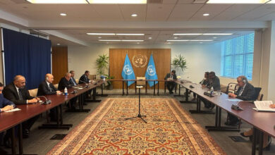 صورة الرئيس الزُبيدي يلتقي الأمين العام للأمم المتحدة