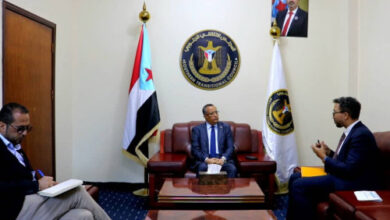 صورة الخُبجي يستقبل مدير مكتب المبعوث الأممي بالعاصمة عدن
