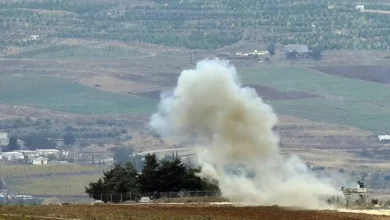 صورة غارات جوية وقصف مدفعي إسرائيلي على بلدات جنوب لبنان