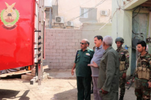 صورة مدير أمن العاصمة عدن يتفقد فرع مصلحة الدفاع المدني بمديرية المنصورة