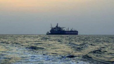 صورة “البحرية البريطانية”: تلقينا تقريرا عن حادثة على بعد 80 ميلا شمال شرق جيبوتي