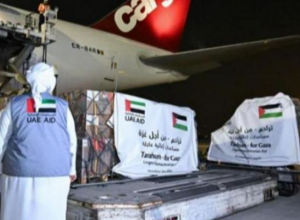صورة لليوم الـ34.. الإمارات تسير 100 طائرة مساعدات إنسانية إلى غزة