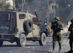 صورة مقتل خمسة فلسطينيين برصاص جيش الاحتلال الإسرائيلي
