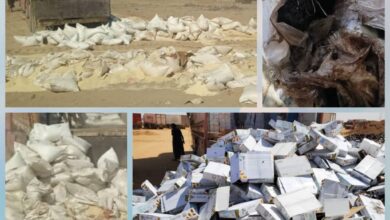 صورة المواصفات والمقاييس ترفض وتتلف منتجات مخالفة في العاصمة عدن وحضرموت