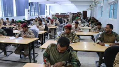 صورة معهد تأهيل القادة والأركان يدشن الامتحانات النهائية لدورات قادة الكتائب والسرايا