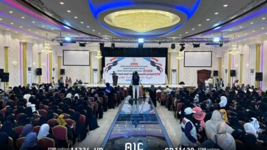 صورة انطلاق المؤتمر التأسيسي لاتحاد نساء الجنوب في العاصمة عدن