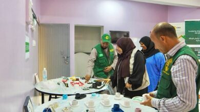 صورة مركز الملك سلمان للإغاثة ينفذ دورة تدريبية خاصة بصناعة الجبس في العاصمة عدن