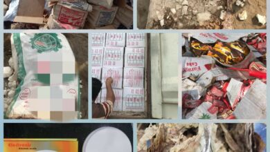 صورة هيئة المواصفات والمقاييس ترفض وتتلف منتجات مخالفة متنوعة في العاصمة عدن