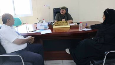 صورة نائب مدير أمن عدن يلتقي مسؤول مكتب المفوضية السامية لحقوق الإنسان