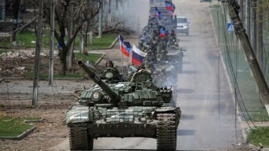صورة باعداد كبيرة.. الجيش الروسي يقتحم مدينة “أفدييفكا” شرق أوكرانيا
